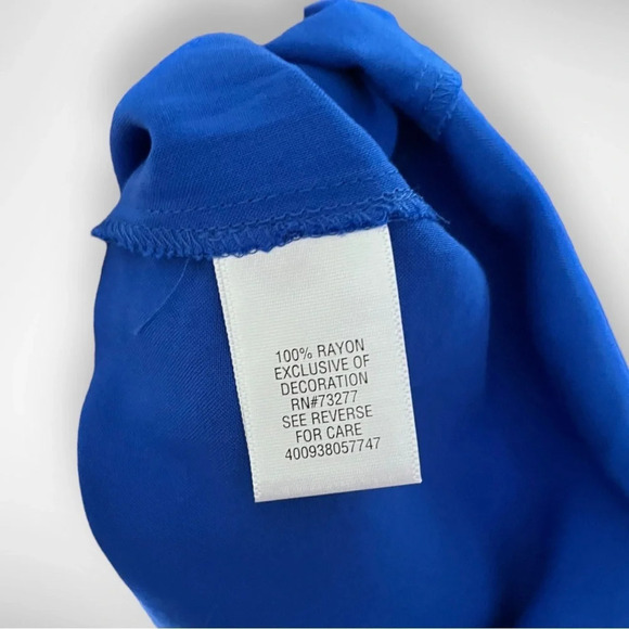 APT 9 Women's‎ Royal Blue Mini A Line Dress With Spaghetti Straps | XS | NWT - Picture 5 of 5